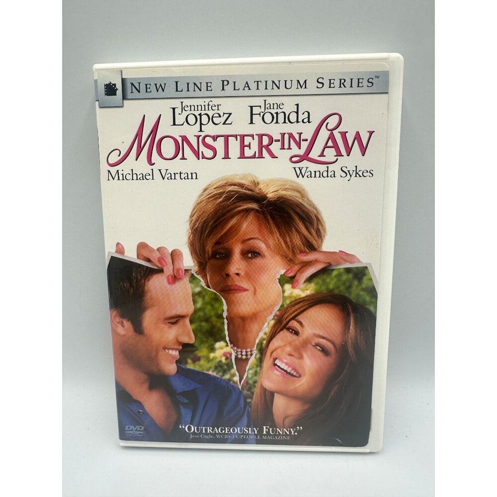 Monster In Law DVD 2005 Jennifer Lopez Jane Fonda Comedy New Line Platinum